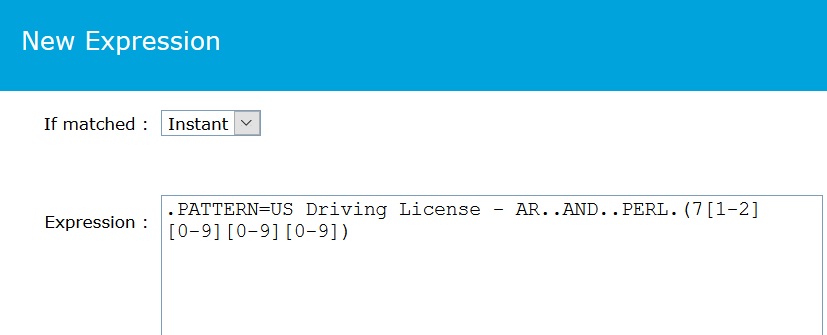 Expressions to qualify data